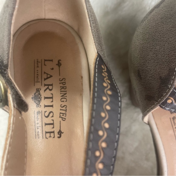 Nordstrom L'Artiste by Spring Step Parchelle Grey Multi Leather 42 or US 10.5-11 - Picture 6 of 6